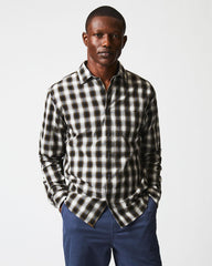 Men Shadow Plaid Tuscumbia Shirt Black/multi | Billy Reid Shirting