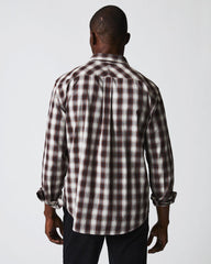 Men Shadow Plaid Tuscumbia Shirt Natural/multi | Billy Reid Shirting