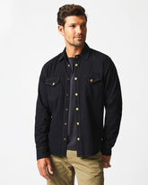 Men Shoals Denim Shirt Black | Billy Reid Shirting