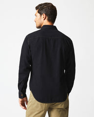 Men Shoals Denim Shirt Black | Billy Reid Shirting