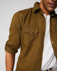 Men Shoals Twill Shirt Slate Green | Billy Reid Shirting