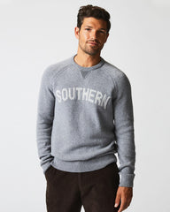 Men Southern Sweater Grey | Billy Reid Sweaters & Sweatshirts