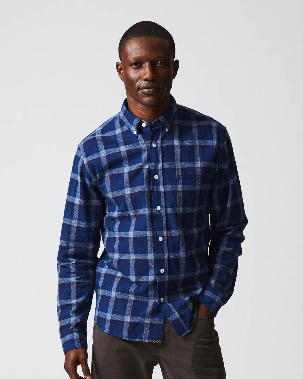 Men Tuscumbia Shirt Bd Indigo | Billy Reid Shirting