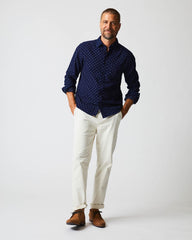 Men Tuscumbia Shirt Indigo/white | Billy Reid Shirting