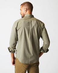 Men Twisted Msl 1-Pocket Shirt Olive | Billy Reid Shirting