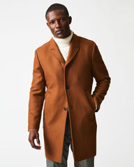 Men Walking Car Coat Rust | Billy Reid Jackets & Outerwear