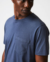 Men Washed Tee Navy | Billy Reid Polos, Tees & Henleys