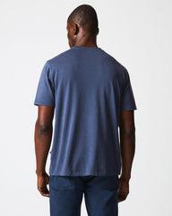 Men Washed Tee Navy | Billy Reid Polos, Tees & Henleys