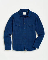 Men Western Shirt Indigo | Billy Reid Shirting