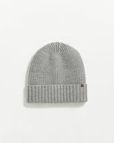 Men Wool Ribbon Beanie Grey | Billy Reid Accessories