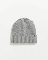 Men Wool Ribbon Beanie Grey | Billy Reid Accessories