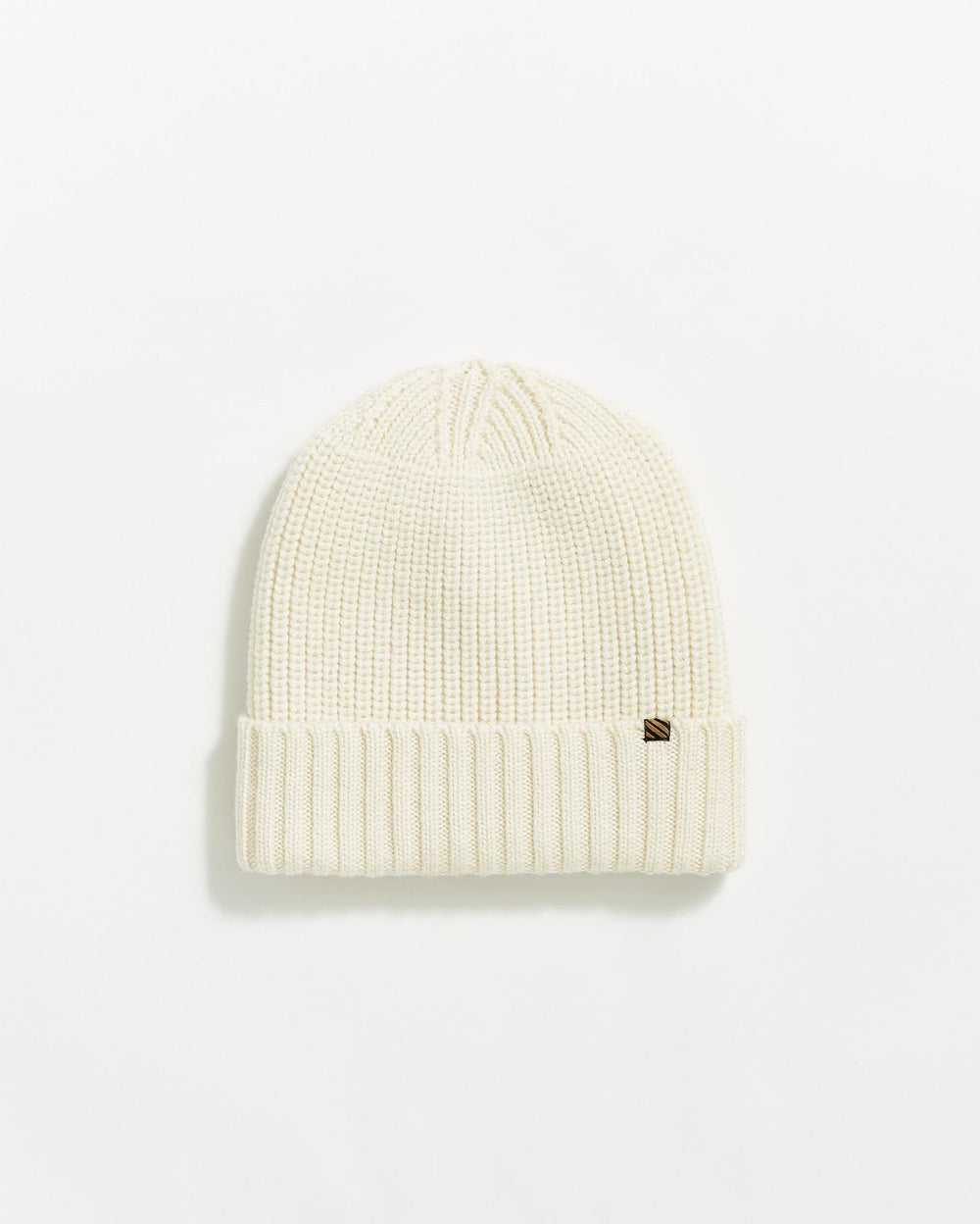 Men Wool Ribbon Beanie Natural | Billy Reid Accessories