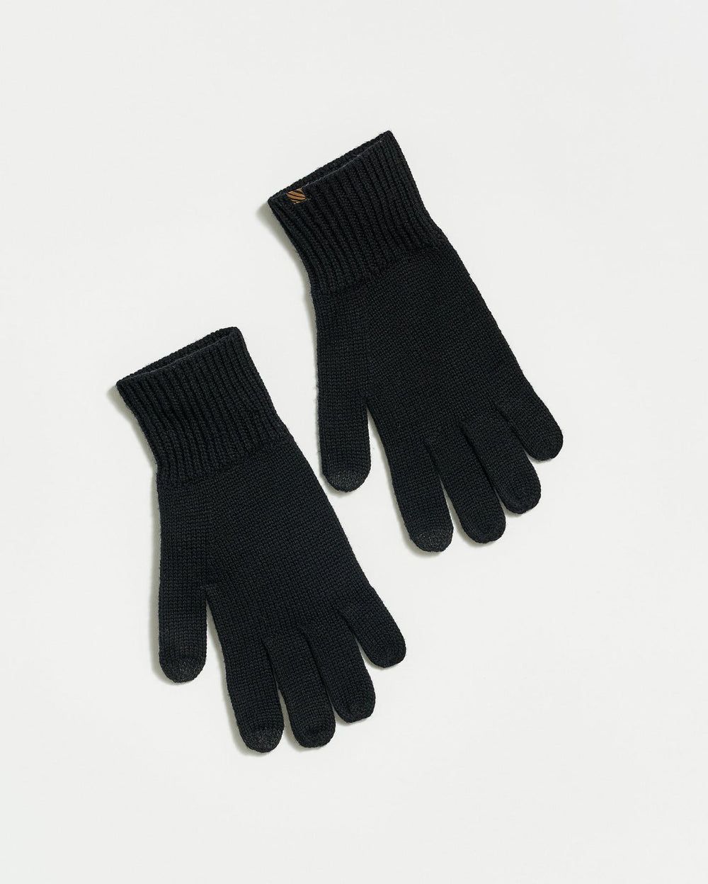 Men Wool Ribbon Gloves Black | Billy Reid Accessories