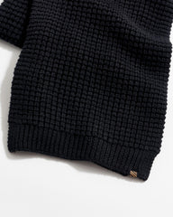 Men Wool Ribbon Scarf Black | Billy Reid Accessories