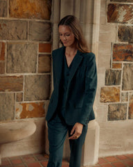 Women Banded Blazer Grey/green | Billy Reid Jackets & Outerwear