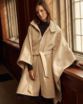 Women Cape Coat Ecru | Billy Reid Jackets & Outerwear