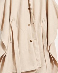 Women Cape Coat Ecru | Billy Reid Jackets & Outerwear