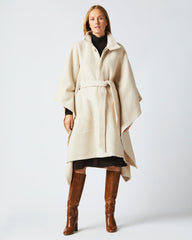 Women Cape Coat Ecru | Billy Reid Jackets & Outerwear