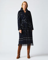Women Car Blanket Coat Black/grey | Billy Reid Jackets & Outerwear
