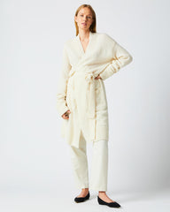Women Cardigan Coat Ivory | Billy Reid Sweaters & Knits