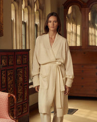 Women Cardigan Coat Ivory | Billy Reid Sweaters & Knits