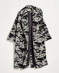 Women Cocoon Coat Custom Black/white | Billy Reid Jackets & Outerwear