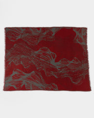 Women Horse Tail Blanket Red/black | Billy Reid Accessories