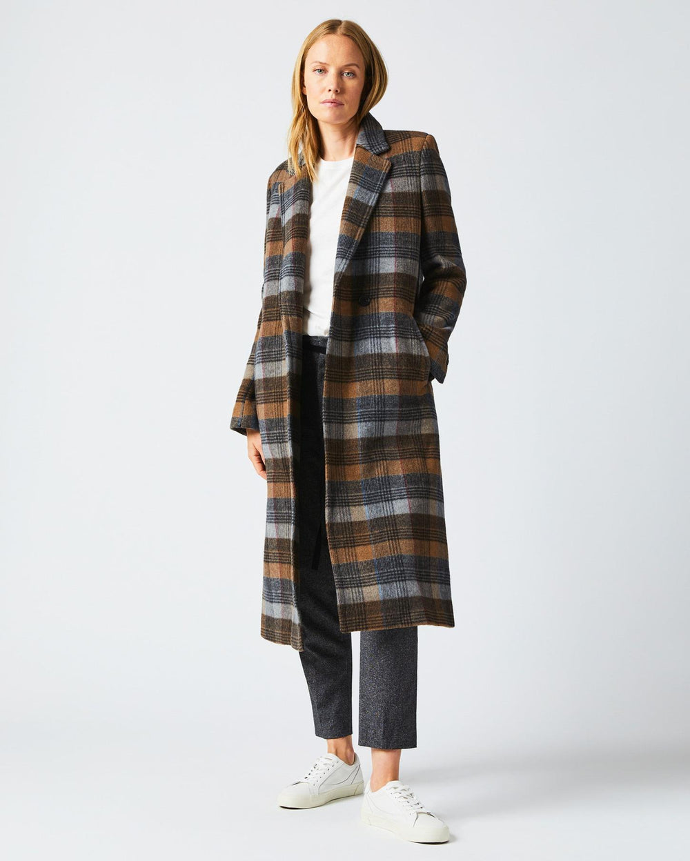 Women Ives Coat Brown | Billy Reid Jackets & Outerwear