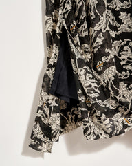 Women Sheer Zen Dress Black/white | Billy Reid Dresses