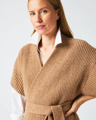 Women Shell Wrap Cardigan Camel | Billy Reid Sweaters & Knits