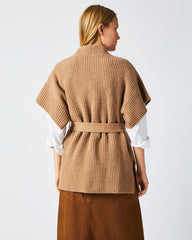 Women Shell Wrap Cardigan Camel | Billy Reid Sweaters & Knits