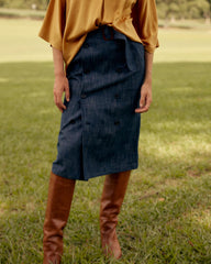 Women Trench Skirt Navy | Billy Reid Bottoms