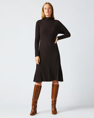 Women Turtleneck Sweater Dress Coffee Bean | Billy Reid Dresses