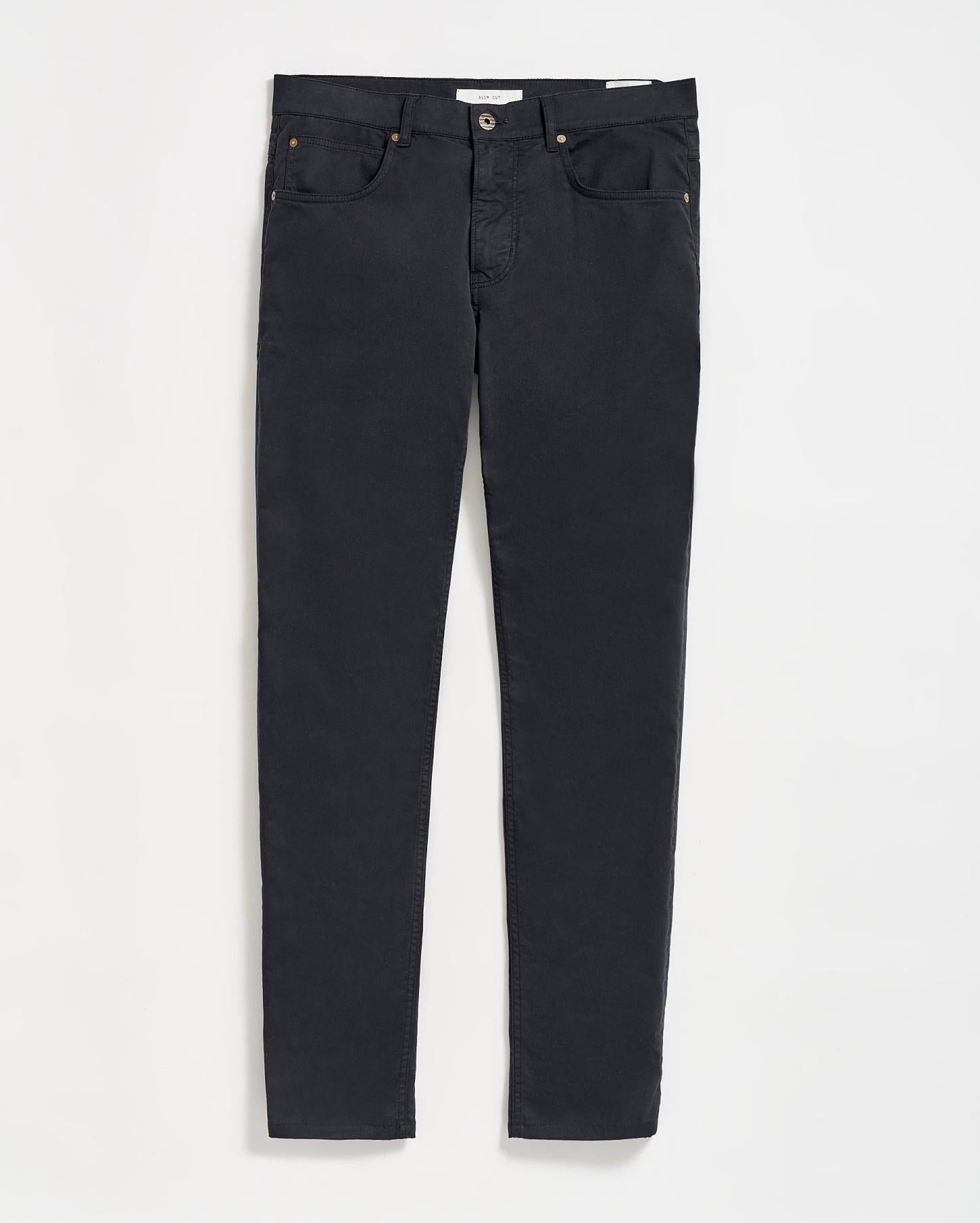 Men 5 Pocket Pant Black | Billy Reid Bottoms