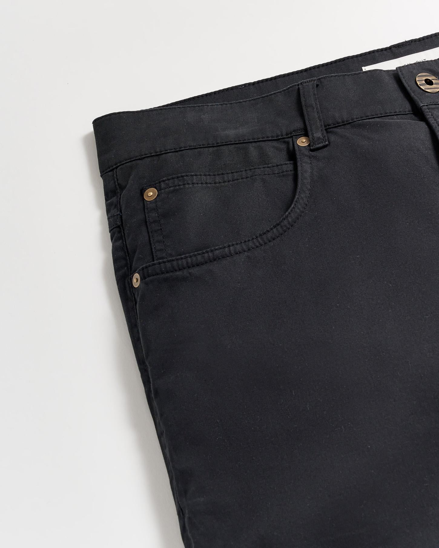 Men 5 Pocket Pant Black | Billy Reid Bottoms