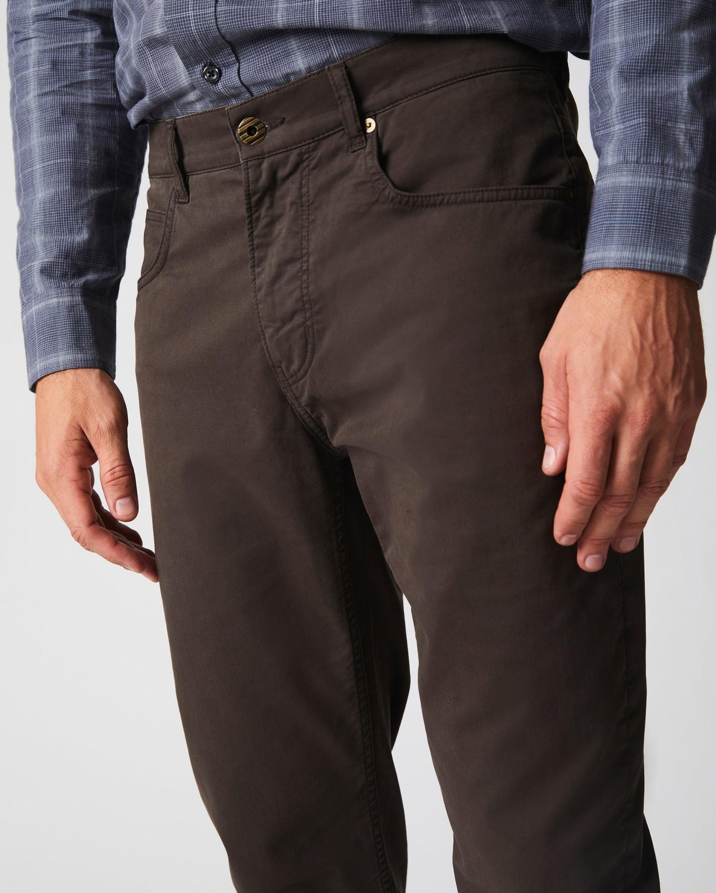 Men 5 Pocket Pant Charcoal | Billy Reid Bottoms