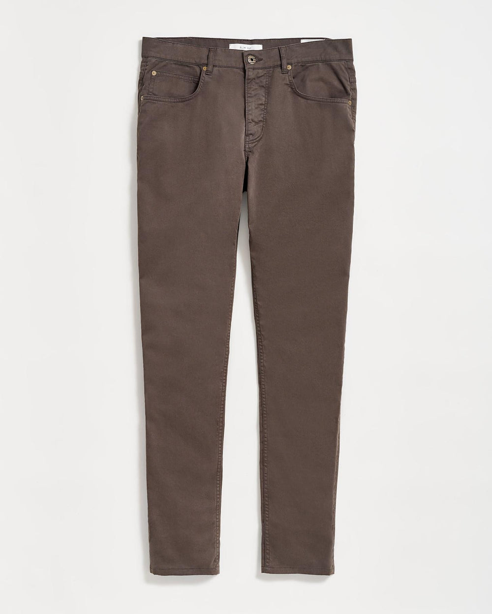 Men 5 Pocket Pant Charcoal | Billy Reid Bottoms