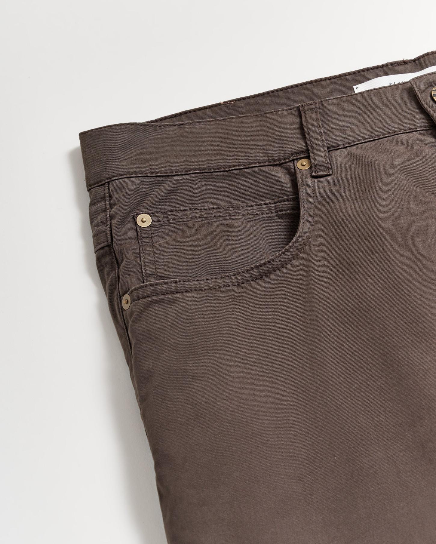 Men 5 Pocket Pant Charcoal | Billy Reid Bottoms