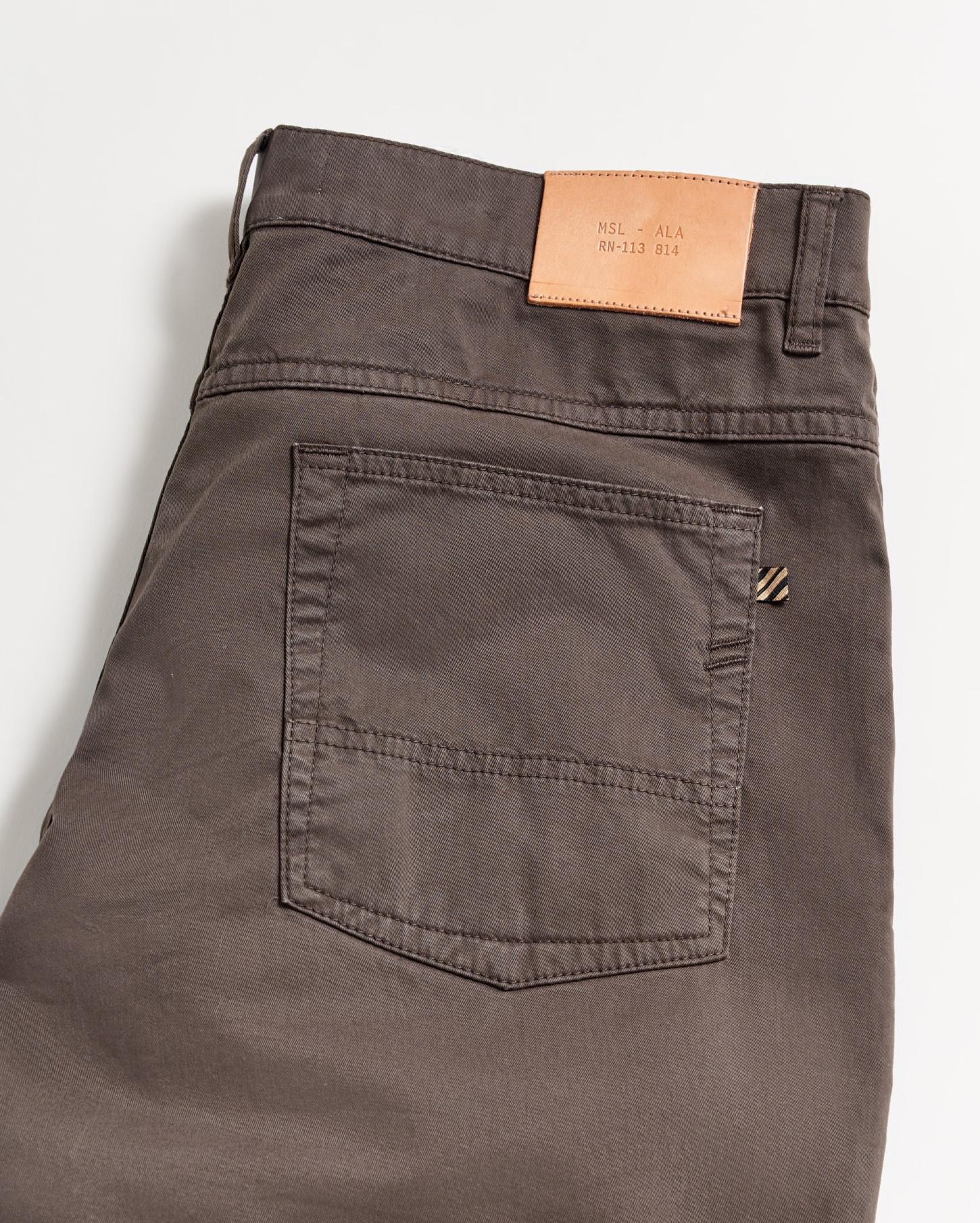 Men 5 Pocket Pant Charcoal | Billy Reid Bottoms