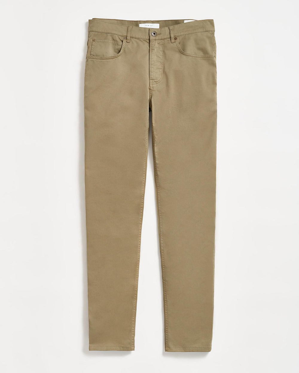 Men 5 Pocket Pant Moss Green | Billy Reid Bottoms