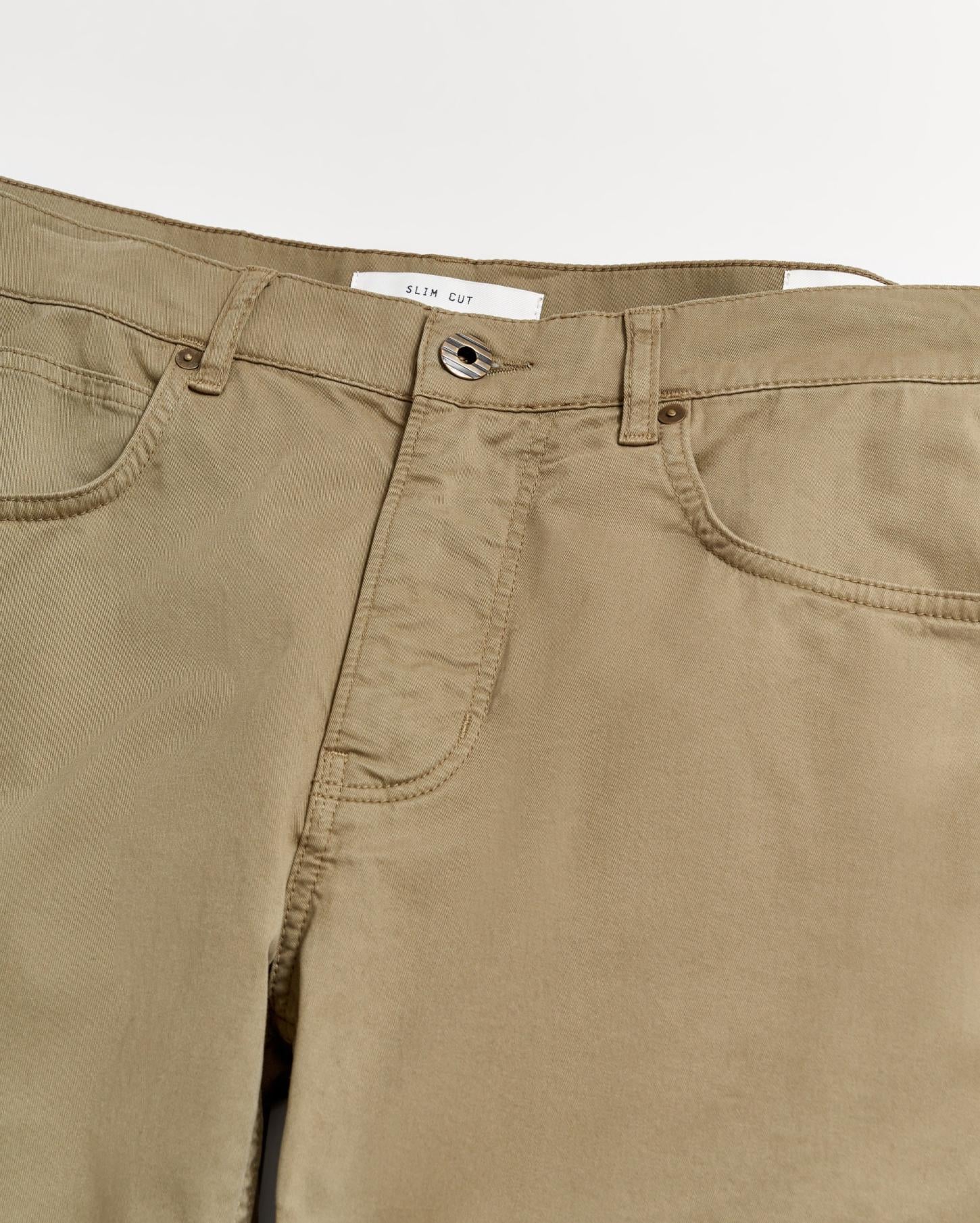 Men 5 Pocket Pant Moss Green | Billy Reid Bottoms
