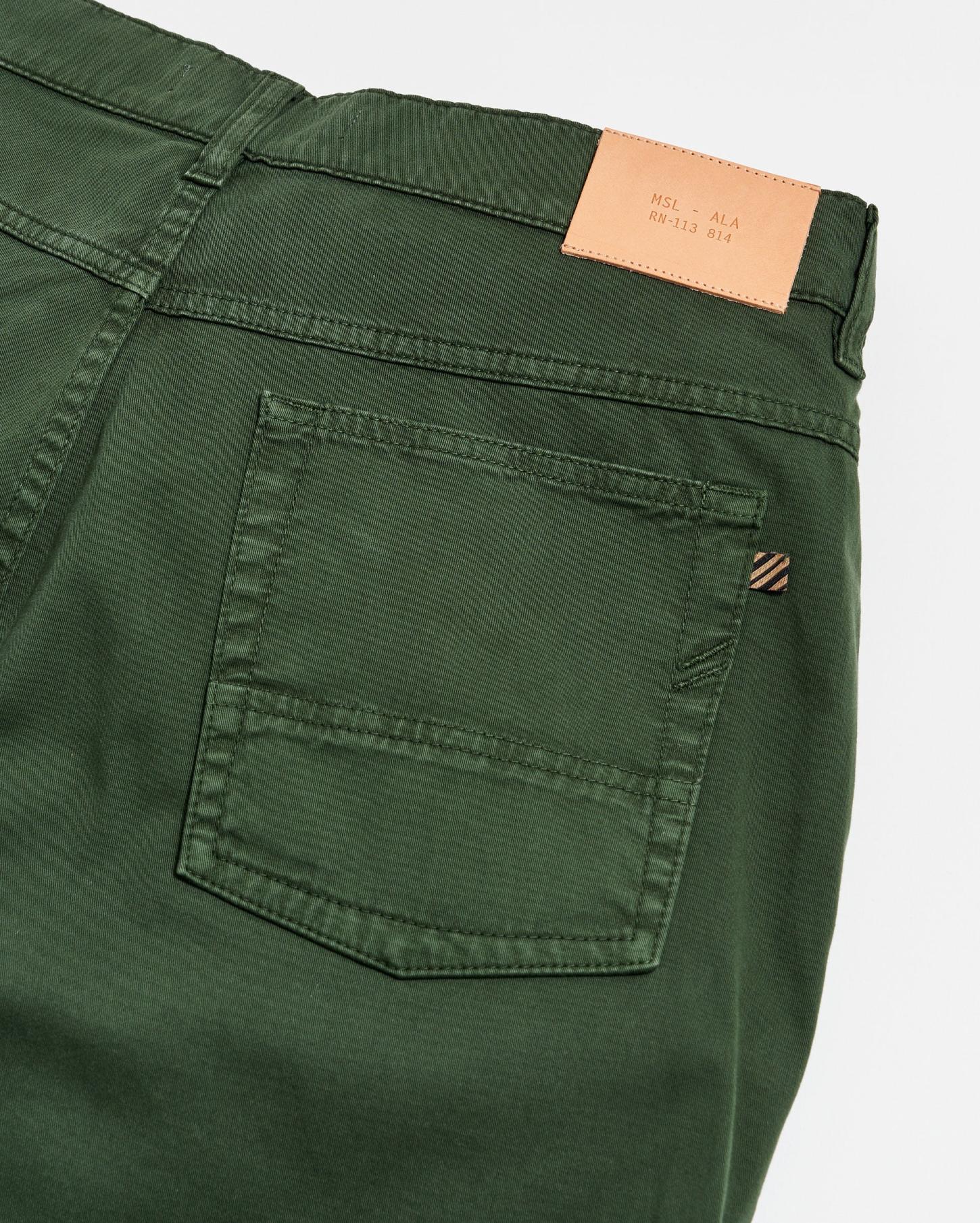 Men 5 Pocket Pant Pine Green | Billy Reid Bottoms