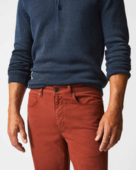 Men 5 Pocket Pant Rust Red | Billy Reid Bottoms