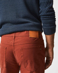 Men 5 Pocket Pant Rust Red | Billy Reid Bottoms