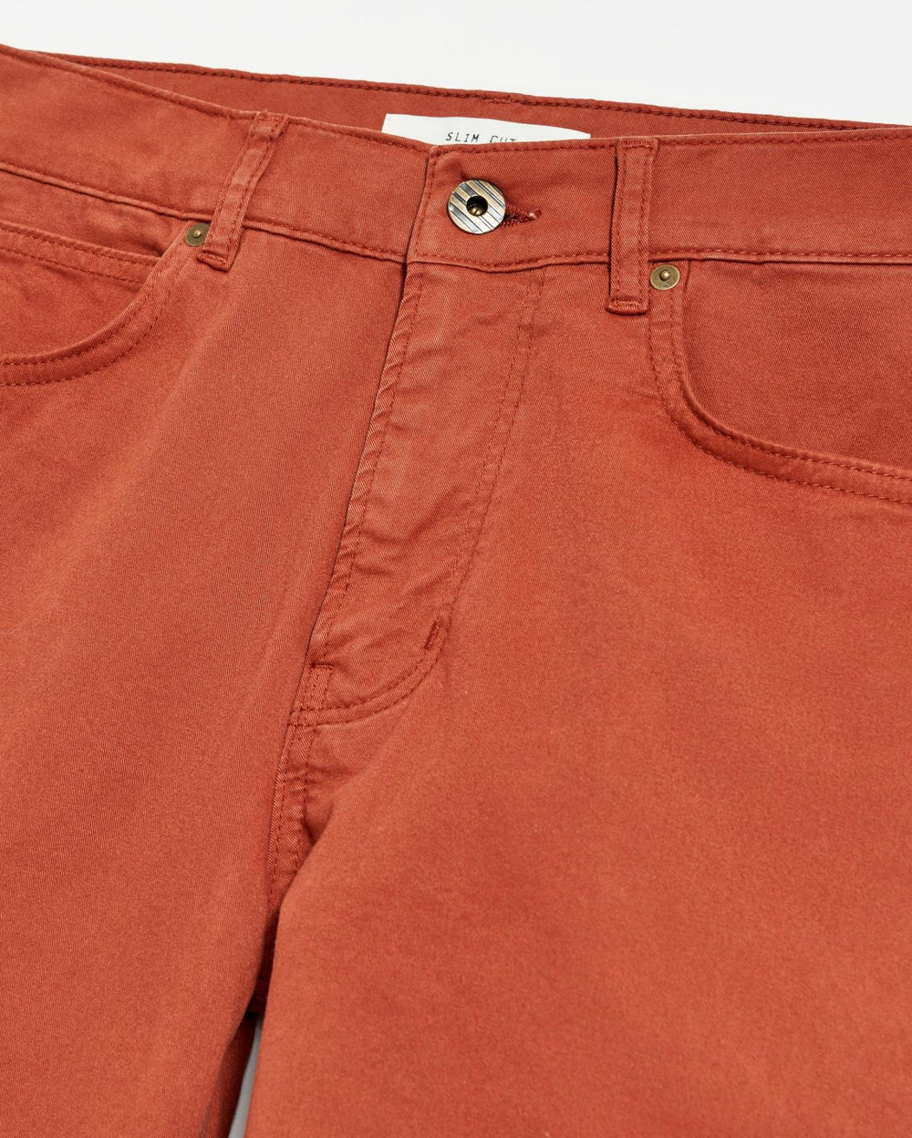Men 5 Pocket Pant Rust Red | Billy Reid Bottoms