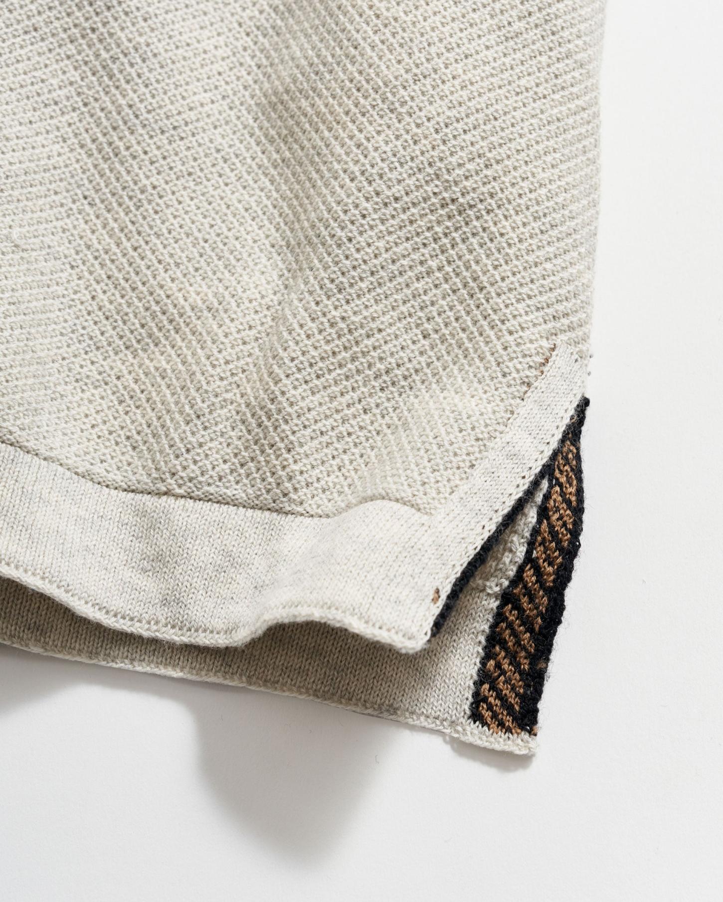 Men American Pique Sweater Polo Heathered Grey | Billy Reid Polos, Tees &amp; Henleys