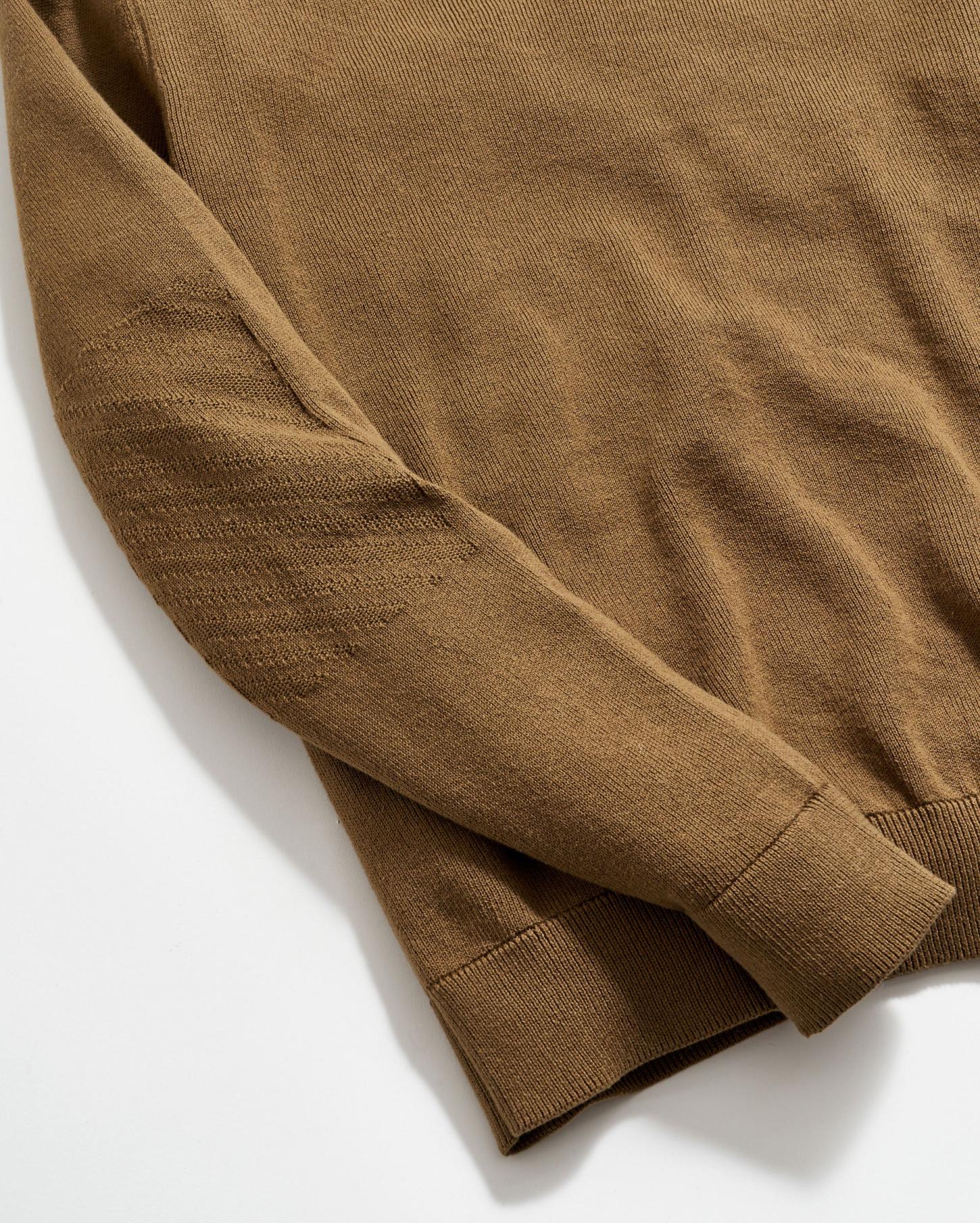 Men American V Neck Sweater Olive | Billy Reid Sweaters &amp; Sweatshirts