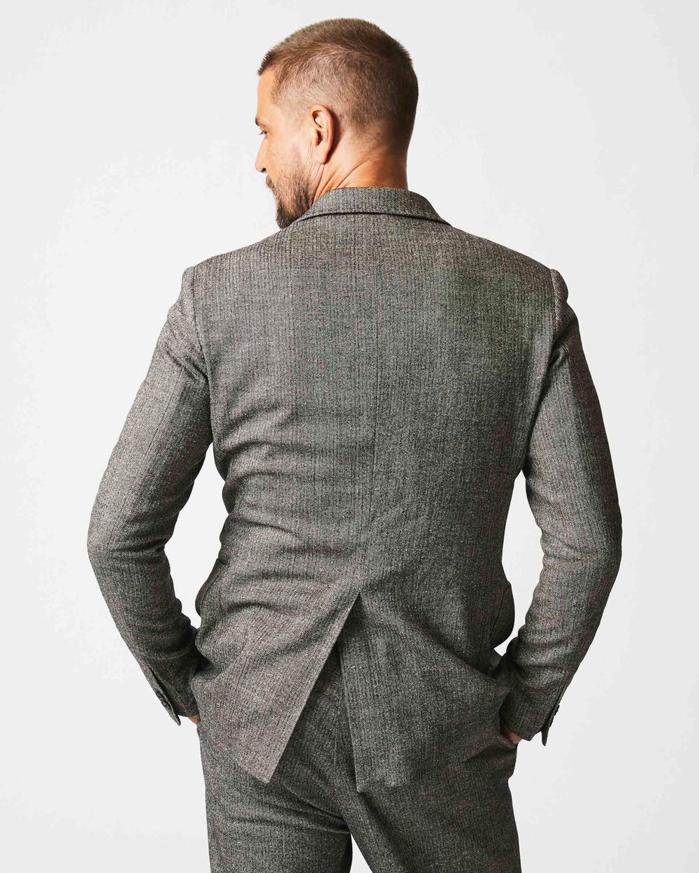 Men Archie Jacket Black/white | Billy Reid Suiting