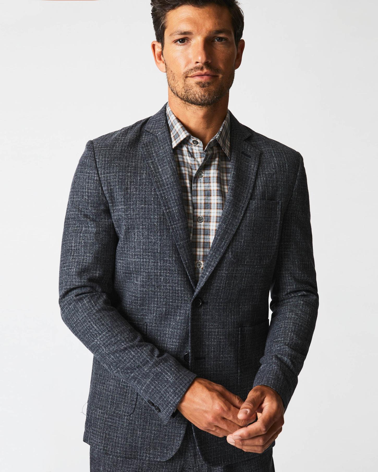 Men Archie Jacket Charcoal | Billy Reid Suiting