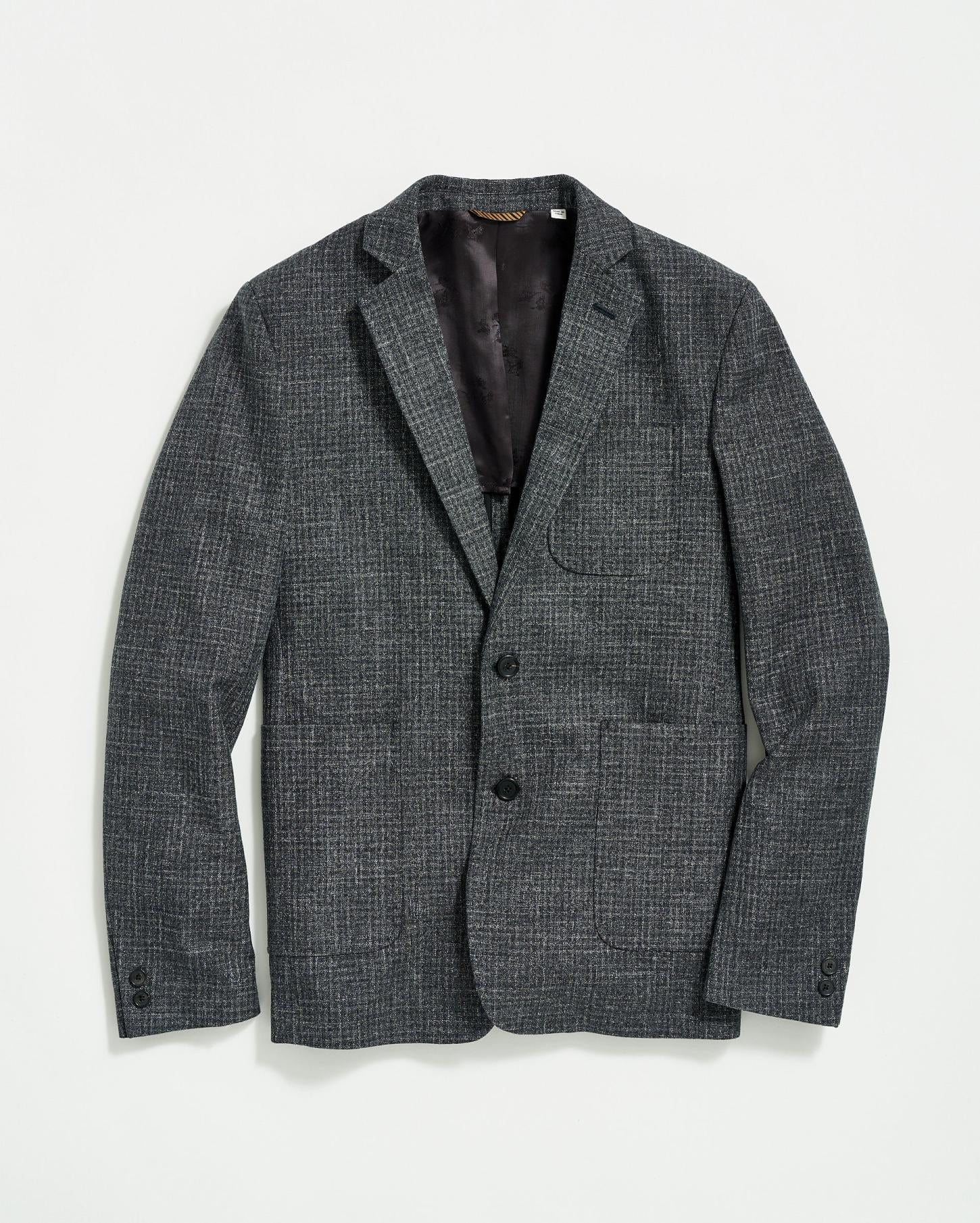 Men Archie Jacket Charcoal | Billy Reid Suiting